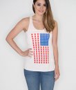 Beer Pong American Flag Tank Top by Bear Dance