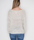 Lace Panel Cable Knit Sweater by Flying Tomato