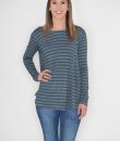 Bow Back Striped Top by Cherish