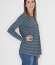 Bow Back Striped Top by Cherish