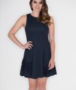 Textured Fit And Flare Dress by She and Sky