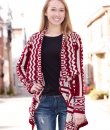Tribal Waterfall Cardigan by Timing