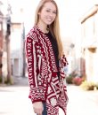 Tribal Waterfall Cardigan by Timing