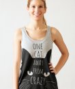 One Cat Away Tank by Bear Dance