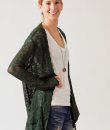 Open Lace Knit Cardigan by Umgee USA