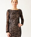 Zebra Lace Overlay Dress by NikiBiki