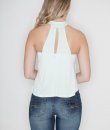 Keyhole Crop Top by Zenana