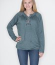 Lace Up Pullover by Cherish