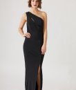 Beaded Slit Maxi Dress by Nikibiki