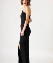 Beaded Slit Maxi Dress by Nikibiki