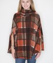 Plaid Poncho by Cherish