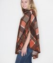 Plaid Poncho by Cherish