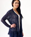 Open Lace Knit Cardigan by Umgee USA