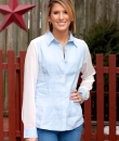 Duo Button Down Blouse by Timing