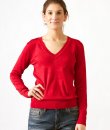 Luxe V-Neck Sweater by Wow Couture