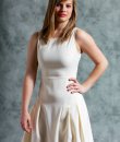 Sleeveless Flared Dress With Seam Detailing by Ya Los Angeles