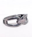 Rhinestone Infinity Clasp Bracelet