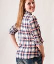 Navy And Coral Plaid Button Down by Passport