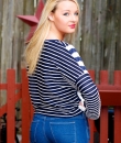 Mixed Stripe Top by Very J