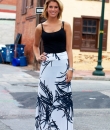 Black and White Maxi Skirt by Diosa