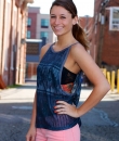 Aztec Print Tank Top by Double Zero