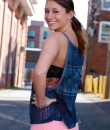 Aztec Print Tank Top by Double Zero