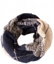 Plaid Knit Infinity Scarf by Love of Fashion
