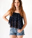 Anchor And Star Print Tank Top by Ocean Drive