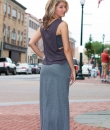 Jersey Maxi Skirt by Promesa