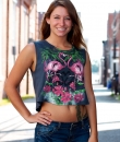 Flamingo Love Crop Top by The Classic