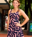 Warpaint Print Tank Dress by Flamingo