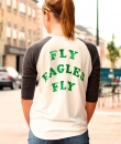Philadelphia Eagles Fly Eagles Fly Raglan by Junk Food