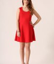 Textured Little Red Dress by She and Sky