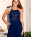 Sequin Top Sleeveless Dress by Ya Los Angeles