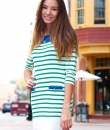 Striped Sweater Dress by Ellison