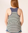 Striped Ribbed Tank Top by Cherish