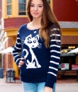 Fuzzy Cat Sweater by Cozy Casual