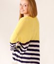 Contrast Stripes Sweater by She and Sky