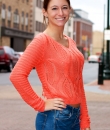 Lace Up Back Sweater by The Classic