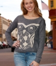 Open Back Owl Sweater by The Classic