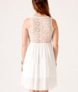 Crochet Back High-Low Dress by Fashion on Earth