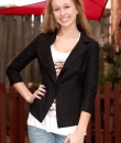 Three Quarter Sleeve Blazer by Timing