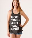 Good Times Tan Lines Tank by Active Pro