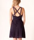 Embroidered Trim Strappy Back Dress by NikiBiki