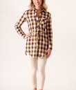 Long Sleeve Plaid Top by She and Sky