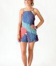 Patchwork Print Romper by Very J