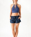 Criss Cross Crop Top by Bear Dance