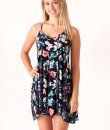 Floral Print Criss Cross Dress by Umgee USA