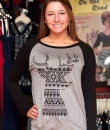 Reindeer Raglan Top by Triumph