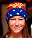 Wonder Woman Pom Beanie by Bioworld